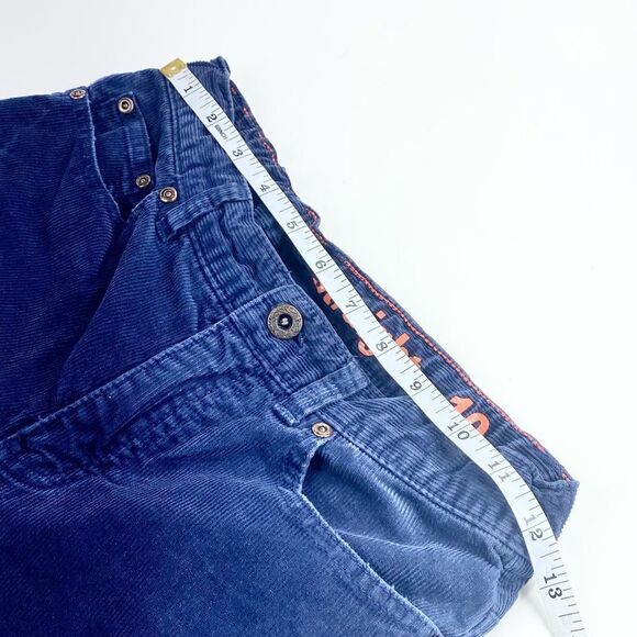 Crewcuts navy blue corduroy straight leg pants 10 - Picture 9 of 11